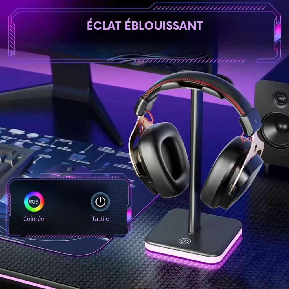 Support casque RGB